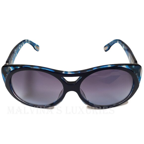 EMILIO PUCCI SUNGLASSES EP688S 426 COBALT GEOMETRIC PRINT main image 9